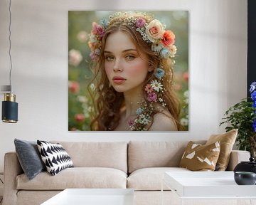 Couronne florale lV sur Yaya's