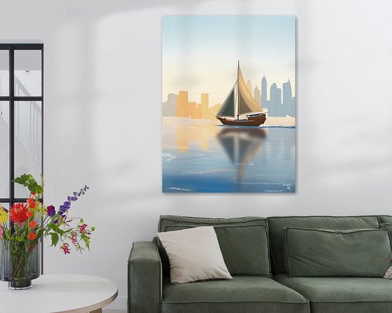 Example of the artwork in a room