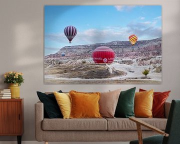 Hot air balloon in Red Valley