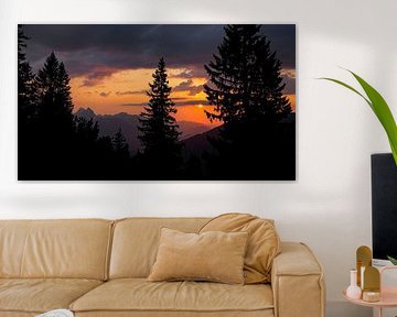 Zonsondergang in de Lechtaler Alpen