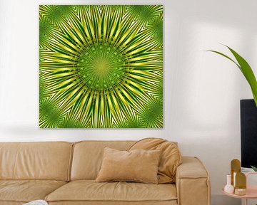 Mandala green by Violetta Honkisz