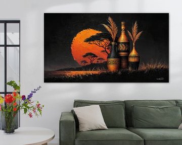 african-black-gold-orange