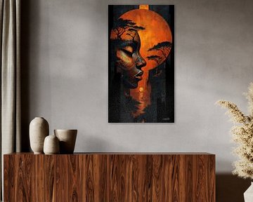 african-black-gold-orange