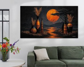 african-black-gold-orange