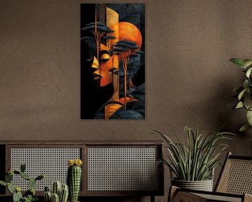 african-black-gold-orange