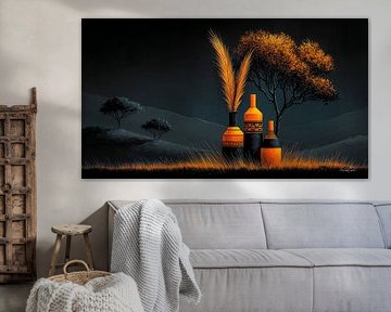 african-black-gold-orange