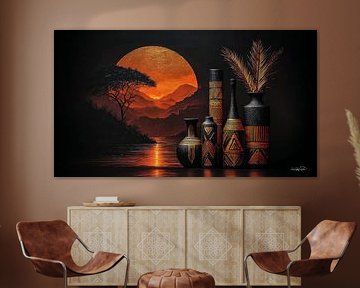 african-black-gold-orange