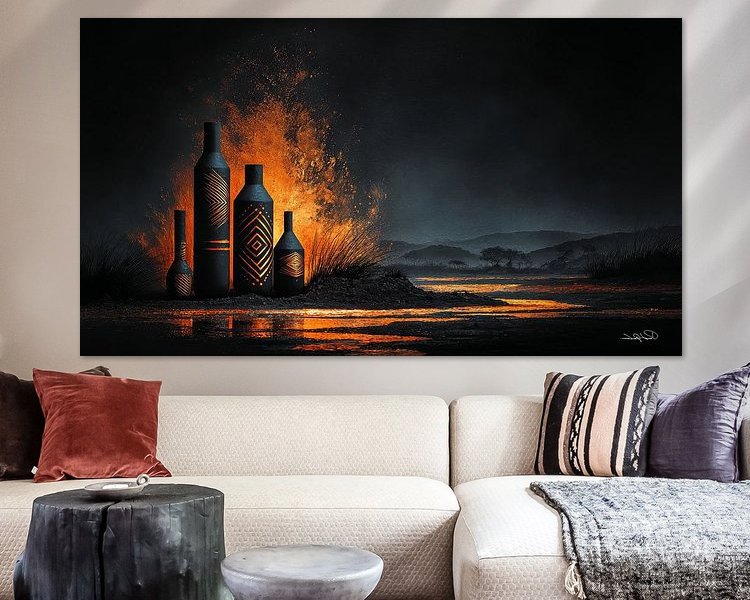 Example of the artwork in a room