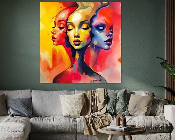 Example of the artwork in a room