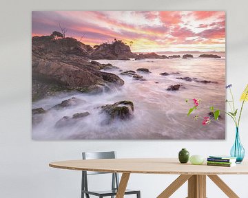 Fisherman's Lookout. Dramatic waves and coastal scenery on the east coast of Australia.