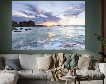 Fisherman's Lookout. Dramatic waves and coastal scenery on the east coast of Australia.