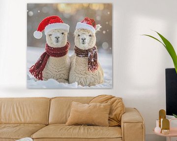 Alpacas in the snow...