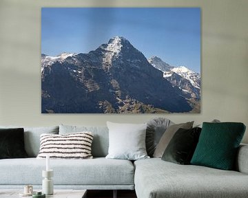 Eiger Norwand, avec la Jungfrau en arrière-plan