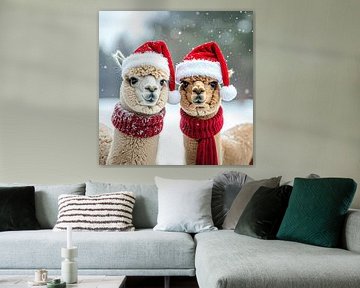 Alpacas during Christmas...