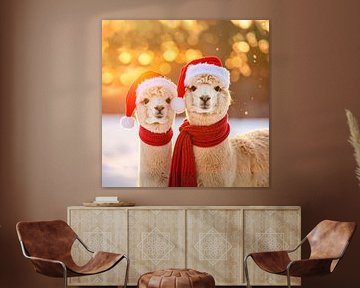 Christmas at the alpacas'...