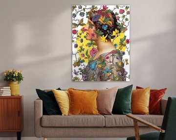 Hiding in the Garden - a Yellow on White Edition von Marja van den Hurk