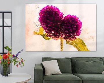 Clover in ice 3 by Marc Heiligenstein