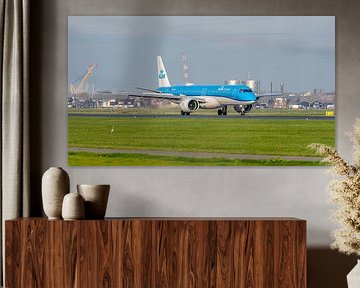 KLM Cityhopper Embraer E195-E2 passagiersvliegtuig.