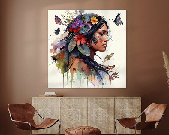 Example of the artwork in a room