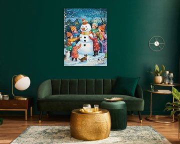 Snowman | Snow Fun by Wonderful Art