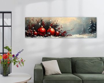Christmas decor | Pine branches Winter by Wonderful Art