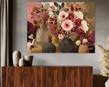 Blumenvasen von Blickfänger Gemälde