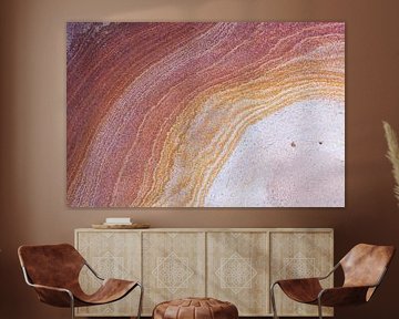 Abstract texture of the erosion layers of an Australian rock