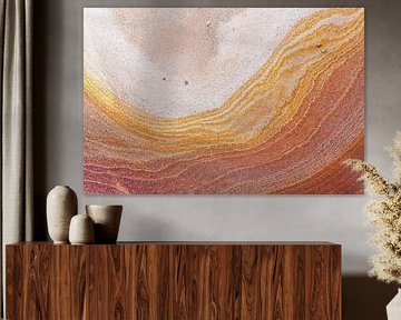 Abstract texture of the erosion layers of an Australian rock