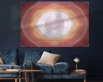 Abstrakte Textur der Erosionsschichten eines australischen Felse von Jiri Viehmann