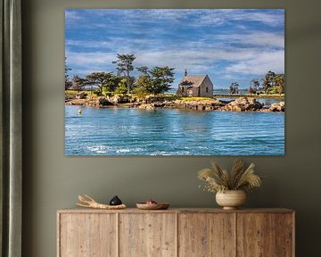 Chapelle de Saint-Joseph on the Ile Boedic in the Gulf of Morbihan, Brittany