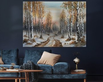 Aquarel part 218 van Tania Perneel