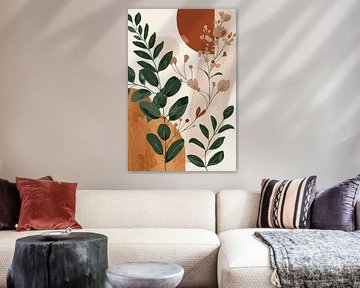 Groen spel van bladeren