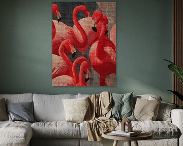 Elegant Flamingos