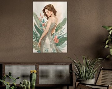 La grâce dans le silence floral sur Dante S