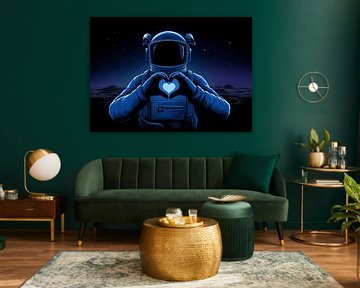 Astronaut Love in Space by BINEDITS