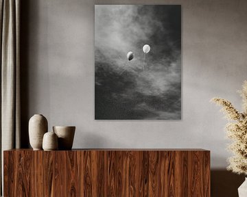 Luftballons am Himmel von Franka Poulain