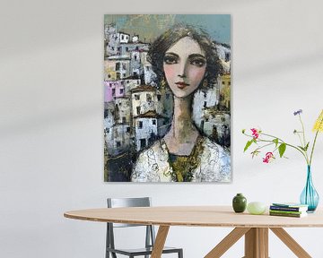 Lige Painting | Woman Earrings