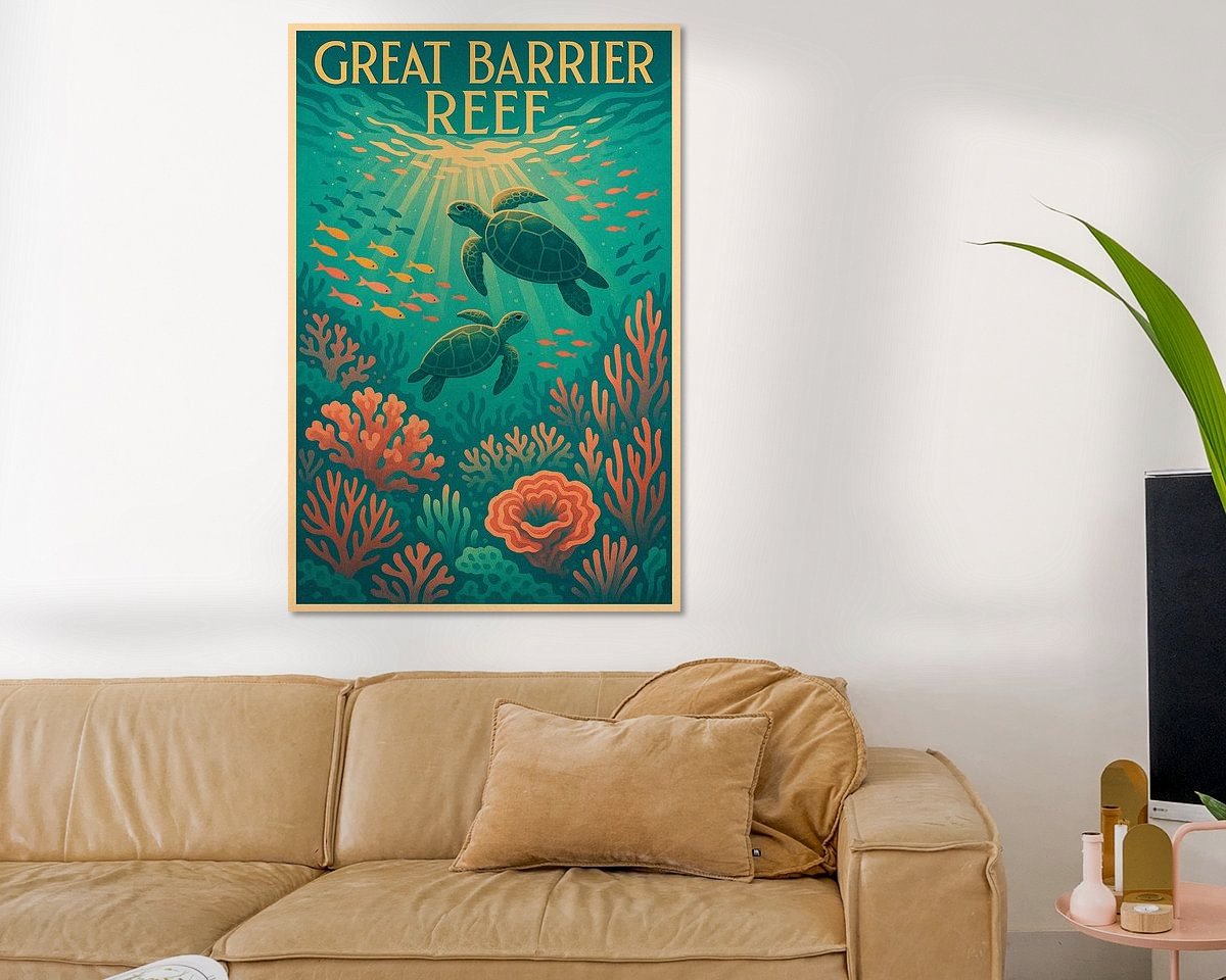 Example of the artwork in a room