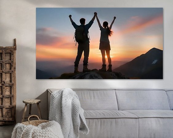 Example of the artwork in a room