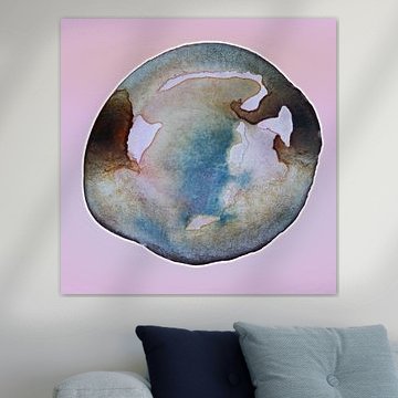 Soft Pearl Aqua Mineral 973 - Perlpastellfarben in warmem Lila-Rost