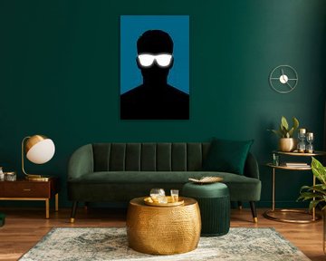 Silhouette Portrait with Sunglasses