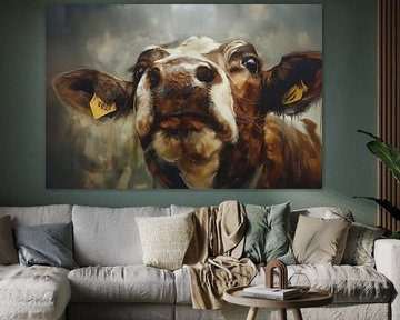 Stoere koeienkop van Marjolein Deelen