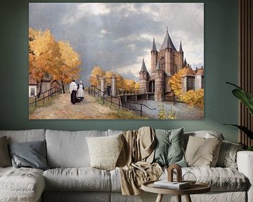 Haarlem Amsterdam gate around early 1800s by Erwin Bak