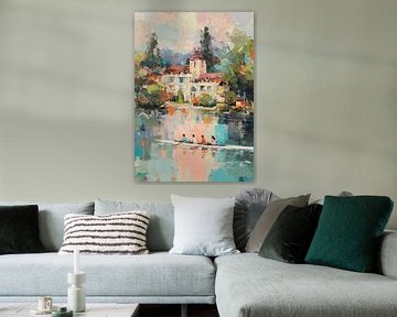 Schloss am ruhigen Wasser von Niklas Maximilian