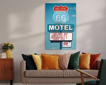Amerikaans Westen - Motel 66 van Philippe HUGONNARD