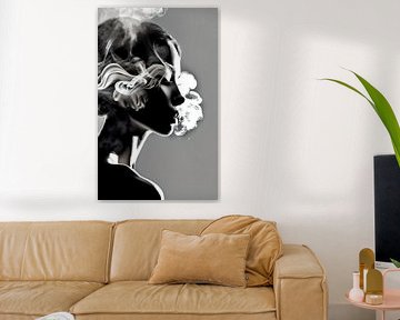 drinking coffee or cappuccino