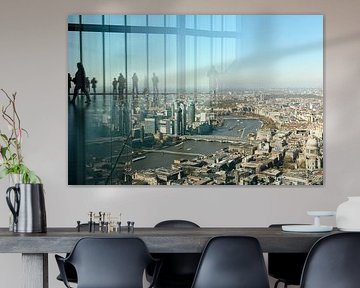 Reflet de Londres sur Eline Huizenga