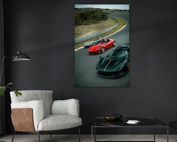 Ferrari Monza SP1, SP2 & SP3 in the Arie Luyendyk bend by Ricardo van de Bor