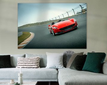 Ferrari Monza SP2 in the Arie Luyendyk bend by Ricardo van de Bor