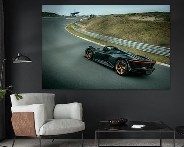 Ferrari Monza SP3 in the Arie Luyendyk bend by Ricardo van de Bor